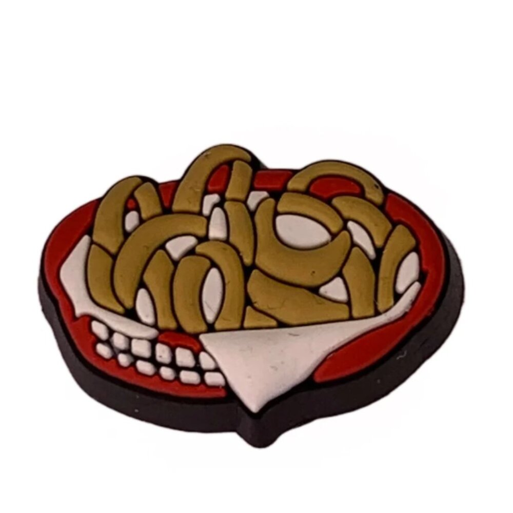 Onion Ring Basket‎ Jibbitz - Brand New